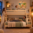 BusyKids mappa del mondo in legno con figure magnetiche di animali