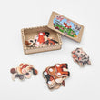 Puzzle educativo in legno con animali BusyKids - 30 pezzi