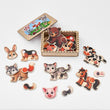 Puzzle educativo in legno con animali BusyKids - 30 pezzi