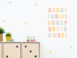 BusyKids Quadro su tela ALPHABET per la cameretta dei bambini