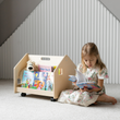 Libreria reversibile su ruote BusyKids - Natura