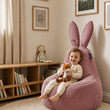 Pouf per bambini Mommy Rabbit – morbido e resistente velluto a coste FEEL