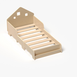 Letto Montessori evolutivo con LED illuminazione a forma di casa