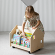 Libreria reversibile su ruote BusyKids - Natura