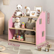 Scaffale portagiochi BusyKids - celeste / rosa