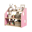 Scaffale portagiochi BusyKids - celeste / rosa