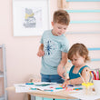 Set di altalena e tavola bifacciale BusyKids