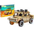 Modellino 3D in legno Veicolo fuoristrada militare BusyKids