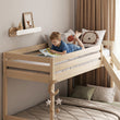 Letto a castello in legno BusyKids FAMI-MAX per 3 persone 200×90/200×140 cm