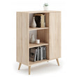 Comò FONDI in stile loft con gambe in legno