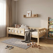 Letto singolo BusyKids STANDART-MAX con sponda frontale di protezione