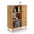Comò FONDI in stile loft con gambe in legno