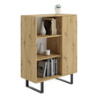 Comò FONDI in stile loft con gambe in metallo