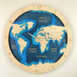 Orologio da parete BusyKids Mappa del Mondo