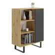Comò FONDI in stile loft con gambe in metallo