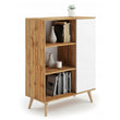 Comò FONDI in stile loft con gambe in legno