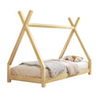 Letto a forma di casetta BusyKids TIPI-HOUSE con barriera di sicurezza