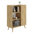 Comò FONDI in stile loft con gambe in legno