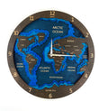 Orologio da parete BusyKids Mappa del Mondo