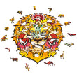 Puzzle in legno sagomato Leone africano A4 BusyKids