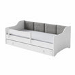 Letto per bambini ERYK-ONE con pannelli morbidi e cassetto contenitore