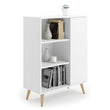 Comò FONDI in stile loft con gambe in legno