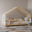 Letto per bambini a forma di casetta BusyKids MIMI-HOUSE con bordino rinforzato