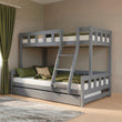 BusyKids Etagenbett FOXY con scala frontale 90 x 200 / 120 x 200 cm