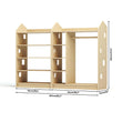 Set - Scaffale + Guardaroba aperto a forma di casa BusyKids