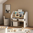Scaffale Montessori 2-in-1 universale - Bianco