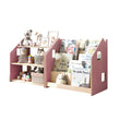Libreria montessoriana + Scaffale portagiochi Set - celeste / rosa