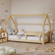 Letto a forma di casetta BusyKids KIKI-HOUSE con barriera protettiva