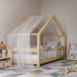 Letto per bambini a forma di casetta BusyKids MIMI-HOUSE con bordino rinforzato