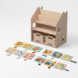 Scaffale 2-in-1 + Contenitore per giochi ×2 + contenuto a scelta — Set BusyKids · Puzzle [fill:puzzles]