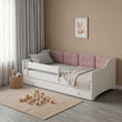 Letto per bambini ERYK-ONE con pannelli morbidi e cassetto contenitore