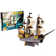 Modellino 3D in legno Nave pirata BusyKids