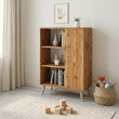 Comò FONDI in stile loft con gambe in legno