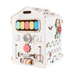 Casetta Montessori in Legno Bianco e Busy Cube set
