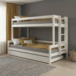 Letto a castello BusyKids LUMI-ONE con scala laterale 90 x 200 / 120 x 200 cm