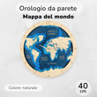 Orologio da parete BusyKids Mappa del Mondo
