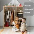 Guardaroba aperto per bambini a forma di casa BusyKids