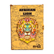 Puzzle in legno sagomato Leone africano A4 BusyKids