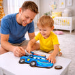 Puzzle in legno Auto della polizia BusyKids