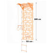 Set completo BusyKids Climbway TRIO MAX 6 in 1: spalliera, scrivania e accessori