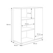 Comò FONDI in stile loft con gambe in plastica