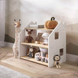 Scaffale portagiochi BusyKids - Bianco e Grigio