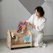 Libreria reversibile su ruote BusyKids - Natura