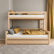 Letto a castello BusyKids LUMI-ONE con scala laterale 90 x 200 / 120 x 200 cm