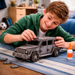 Modellino 3D in legno SUV di lusso BusyKids