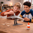 Modellino 3D in legno Aereo da caccia BusyKids